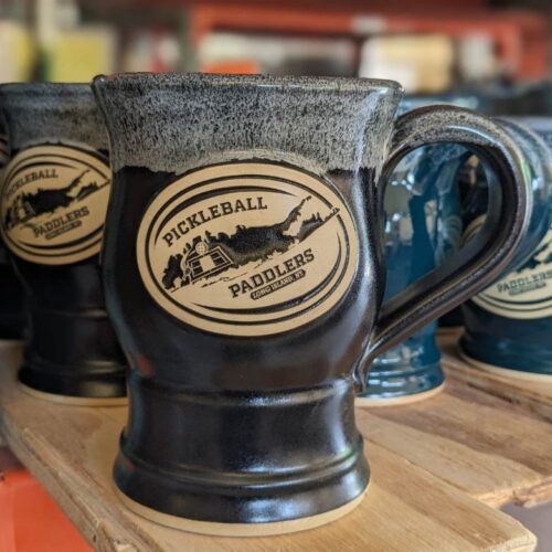 black custom beer stein chalice