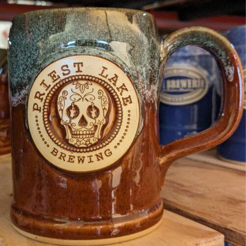 brown custom beer stein hofbrau