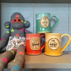 Grey Fox Pottery Sock Monkey