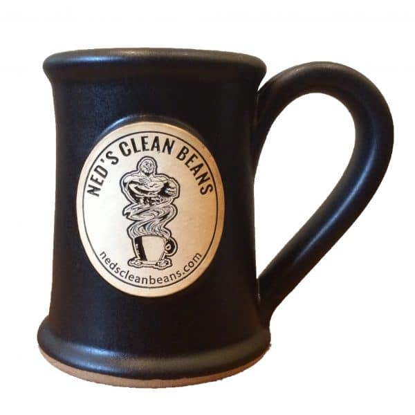 Satin Black Simple Mug