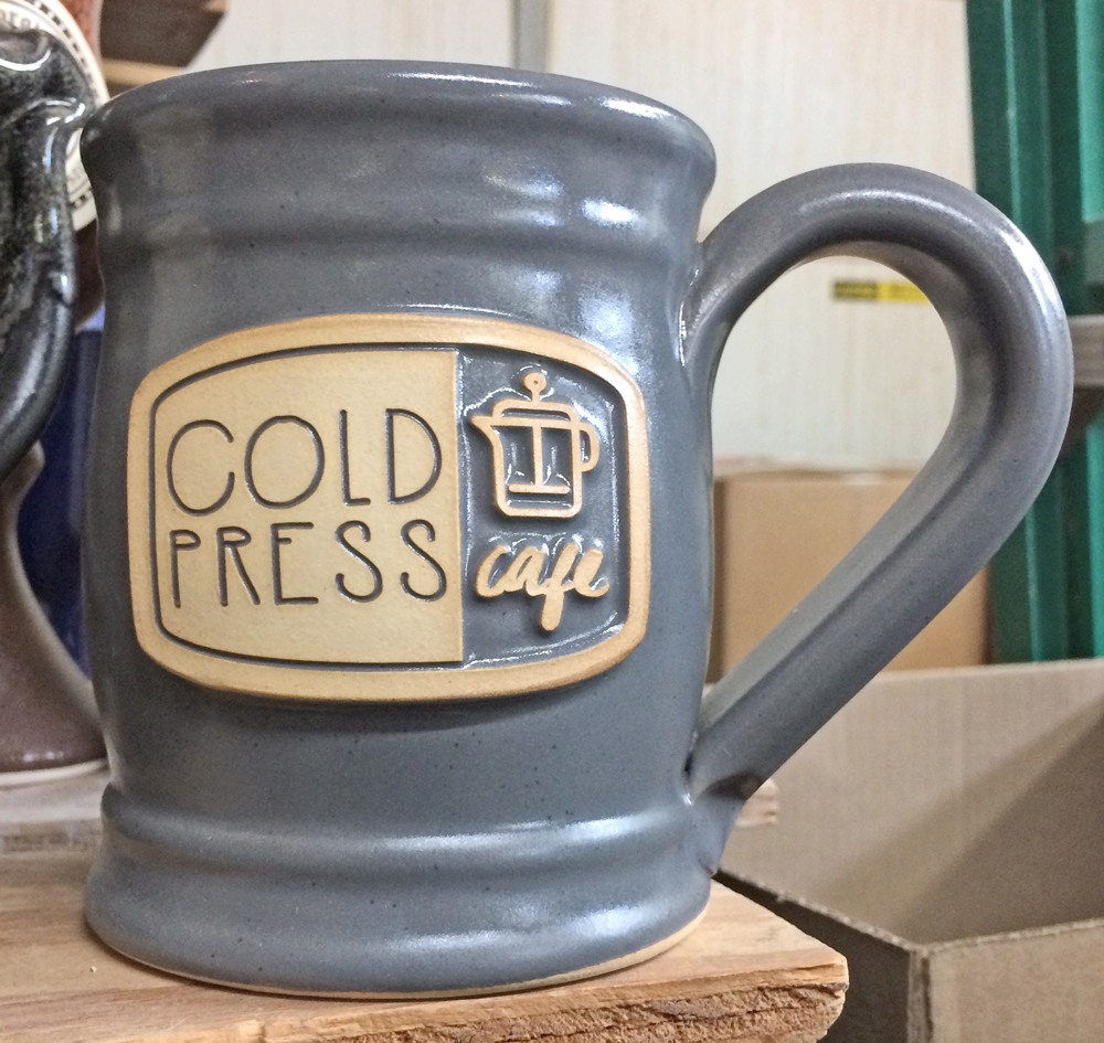 gray coffee mug